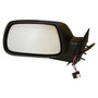 Crown Automotive 55156455AE Left Power, Manual Folding Mirror for 2005-2008 WK Jeep Grand Cherokee; Black Textured Finish