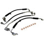 Crown Automotive BHK1 Brake Hose Kit for 2007-2010 Jeep JK Wrangler, Includes Left & Right, Front & Rear Brake Hoses and 8 Brake Hose