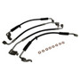 Crown Automotive BHK1 Brake Hose Kit for 2007-2010 Jeep JK Wrangler, Includes Left & Right, Front & Rear Brake Hoses and 8 Brake Hose