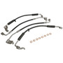 Crown Automotive BHK1 Brake Hydraulic Hose Kit Front & Rear Left & Right - Fits 2007-2010 Jeep JK Wrangler