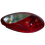 Crown Automotive 5116223AB Left Tail Light for 2006-2009 Chrysler PT Cruiser - Clear, Red Plastic, Sold Individually