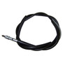 Crown Automotive 52004706 Right Rear Parking Brake Cable for 1990 Jeep YJ Wrangler, 66-1/2" Long - Black Plastic, Rubber, Steel