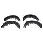 Crown Automotive 5014126AA Rear Brake Shoe Set for Dodge 1998-2002 Durango, 2000-2004 Dakota, 2000-2001 Ram 1500, 2500, 3500 Trucks
