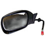 Crown Automotive 55154951AC Left Power, Heated, Manual Folding Mirror for 1997-2001 Jeep XJ Cherokee, Black - Black Glass, Metal, Plastic