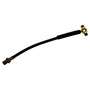 Crown Automotive J5359322 Front Brake Hose for 1979-1991 Jeep SJ, J-10 w/ 119" Wheelbase, 14.5' Long - Black, Zinc Metal, Rubber