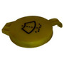 Crown Automotive 5012603AA Windshield Washer Fluid Reservoir Cap for 1999-2004 Jeep Grand Cherokees - Yellow Plastic, Sold Individually