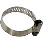 Crown Automotive J3203076 Hose Clamp for Universal Applications, Worm Gear Style, 1" - 2" - Silver Steel, Sold Individually