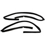 Crown Automotive 55136024K Front Door Glass Seal Set for 1999-2004 Jeep WJ Grand Cherokee - Black Rubber