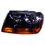 Crown Automotive 55155129AB Left Headlight w/o Headlamp Leveling Device for 99-02 Jeep WJ Grand Cherokee w/ Laredo Package, USA & Canada