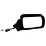 Crown Automotive 55034122 Right Manual, Remote, Manual Folding Mirror for 1984-1996 XJ, Cherokee, MJ Comanche, Chrome,; Black Finish