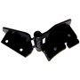 Crown Automotive J5462425 Left Windshield Hinge for 1976-1995 Jeep CJ-7, CJ-8, YJ Wrangler, Includes Holes for Outside Mirrors