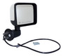 Crown Automotive 68249844AC Right Power, Heated, Manual Folding Mirror for 2015-2018 Jeep JK Wrangler w/ LHD, Chrome, Sold Individually