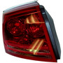 Crown Automotive 5174407AA Left Tail Light for 2006-2008 Dodge LX Charger, Does Not Include Bulbs - Clear, Red Plastic, Sold Individually