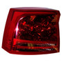 Crown Automotive 5174407AA Left Tail Light for 2006-2008 Dodge LX Charger, Does Not Include Bulbs - Clear, Red Plastic, Sold Individually