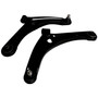 Crown Automotive CAK5 Front Left & Right Lower Control Arm Kit for 2007-2017 MK Jeep Compass/Patriot - Black Rubber, Steel