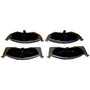 Crown Automotive 4762682TI Front Brake Pad Set for 1995-1997 Dodge Neon w/ 5 Studs, Left and Right - Gray, Zinc Ceramic