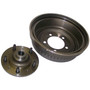 Crown Automotive J5355714 Drum Brake and Hub Assembly Rear Left or Right - Fits 1976-1978 Jeep CJ-7