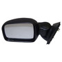 Crown Automotive 55155837AF Left Manual, Manual Folding Mirror for 2002 - 2007 Jeep KJ Liberty LHD - Black Glass, Metal, Plastic