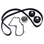 Crown Automotive 5142579K Engine Timing Belt Kit for 2003-2005 KJ Liberty w/ 2.5L or 2.8L Diesel Engines, Includes Timing Belt, Tensioner