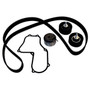 Crown Automotive 5142579K Engine Timing Belt Kit for 2003-2005 KJ Liberty w/ 2.5L or 2.8L Diesel Engines, Includes Timing Belt, Tensioner