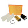 Crown Automotive MFK10 Master Filter Kit for 2008-2012 Jeep KK Liberty w/ 2.8L Diesel Engine, Includes Air, Fuel, Oil, and Cabin Air Filters