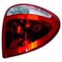 Crown Automotive 68241334AA Right Tail Lamp for 2004-2007 Dodge Caravan, Grand Caravan & Chrysler Town & Country Minivans, Red Plastic