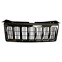 Crown Automotive 55156975AD Chrome Grille for 2006-2010 Jeep XK Commander - Chrome Plastic, Sold Individually