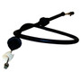 Crown Automotive 53005206 Throttle Cable for 1987-1990 Jeep YJ Wrangler w/ 2.5L EFI Engine, 29" Length - Black Plastic, Rubber, Steel