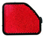 Crown Automotive 68281937AB Left Rear Fascia Reflector for 2018+ Jeep JL Wrangler, Red Plastic - Plastic, Sold Individually