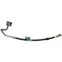 Crown Automotive 52007401 Rear Brake Hose for 1993-1998 Jeep ZJ, ZG Grand Cherokee - Black, Zinc Metal, Rubber, Sold Individually