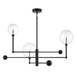3 Light Oversized Chandelier by Meridian - M100100