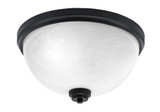 3 Light 16 Inch Wide Steel Flush Mount by Toltec - 826-MB-8