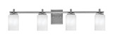 Franklin 4 Light Bath Bar 8.5 Inch Tall and 35.25 Inch Length by Toltec - 1214-85-3525