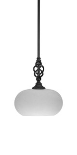 Elegante 1 Light Small Pendant 11.5 Inch Tall by Toltec - 80-10-115