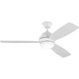 Ikon 3 Blade Ceiling Fan with Light Kit 52 Inch Wide by Visual Comfort Fan - 3IKDR52