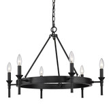Edinburgh 6 Light Large Chandelier by Golden - 1020-6