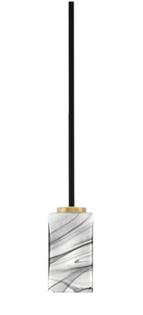 Sandia 1 Light Stem Mini Pendant 7 Inch Tall and 3.5 Inch Wide by Toltec - 6201-7-35