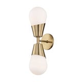 Cora 2 Light Wall Sconce by Mitzi - H101102