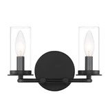 Hudson Heights 2 Light Vanity Light by Designers Fountain - D268C-2B-MB