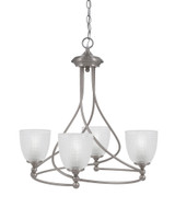Capri 4 Light Medium Chandelier by Toltec 904-BN-4029 - 904-BN-4029