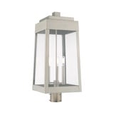 Oslo 3 Light Outdoor Post Top Lantern 10.5 x 24.75 Inches by Livex - 20859