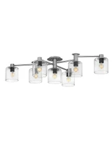 Axel 7 Light 29.8 Inch Wide Semi Flush Mount by Hinkley - 4513