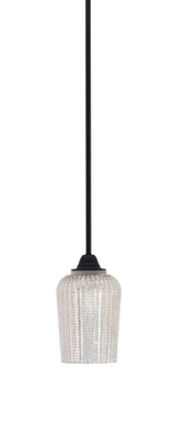 Paramount 1 Light Stem Hung Mini Pendant 8.5 Inch Tall by Toltec - 3401-MB-4250