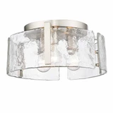 Aenon 3 Light 15 Inch Wide Flush Mount by Golden - 3164-FM