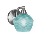 Paramount 1 Light Wall Sconce 7.25 Inch Tall and 6 Inch Wide by Toltec - 3421-BN-4622