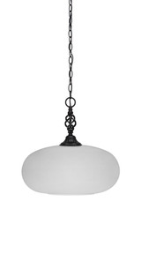 Elegante 1 Light Medium Pendant 15 Inch Tall by Toltec - 82-13-15