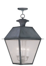 Mansfield 4 Light Medium Outdoor Pendant by Livex - 2174