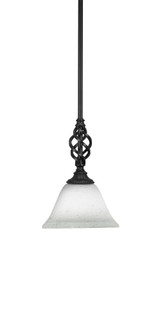 Elegante 1 Light Small Pendant 9.75 Inch Tall by Toltec - 80-7-975