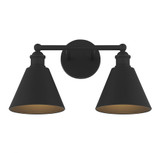 2 Light Vanity Light 17 Inch Wide by Meridian - M80063