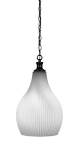 Carina 1 Light Medium Chain Hung Pendant 20.5 Inch Tall by Toltec - 93-115-205-